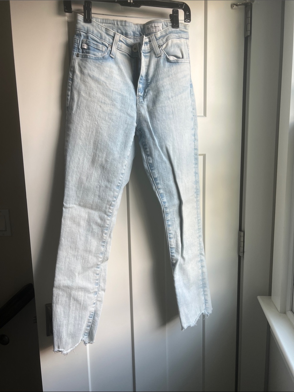Ag Adriano Goldschmied Light Blue Ankle Jeans